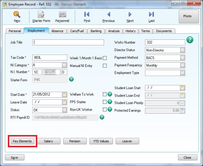 Integrating with Sage Payroll